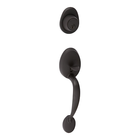 Sure-Loc Hardware Alta Dummy Handleset, Flat Black